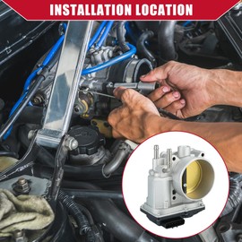 Hihaha No.22030-0P050 Electronic Throttle Body Assembly with TPS Sensor for Toyota Camry V6 3.5L 2007-2017 / Inner Engine Throttle Control/Durable / 1 Pcs