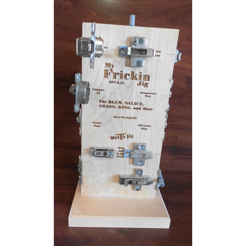 Hinge plate jig for BLUM, SALICE, and GRASS