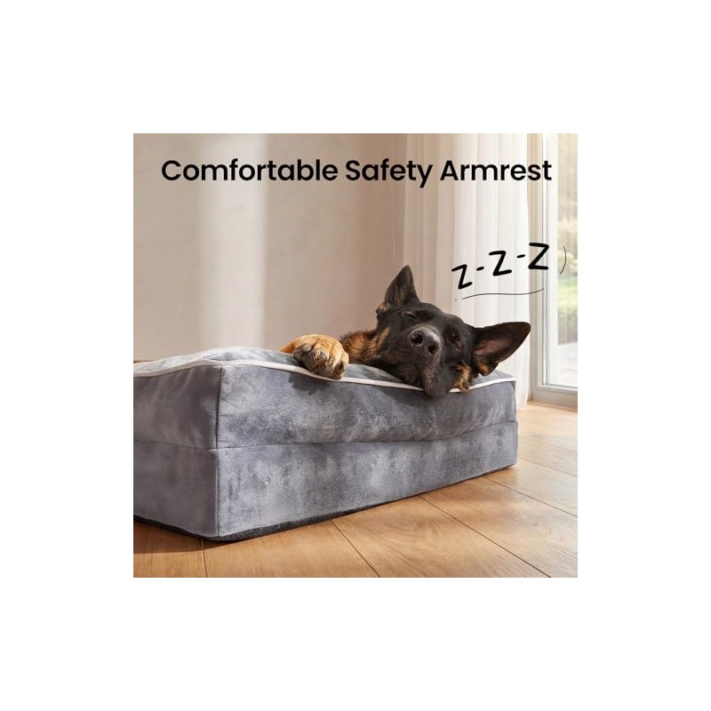 OhGeni Orthopedic Dog Bed Couch Big Cat Sofa for Extra