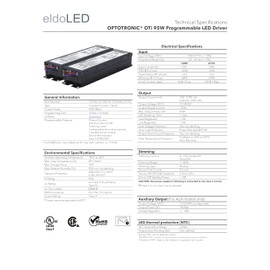 eldoLED OPTOTRONIC® OTi 95W Programmable LED Driver 57510 | 2743XK Replacement for Osram