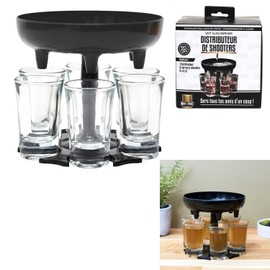 MISTER GADGET 6 Shot Glasses Dispenser