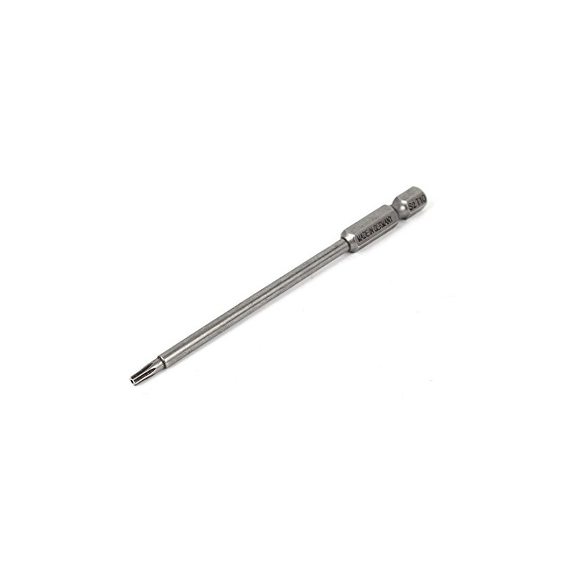 uxcell 100mm Long 1/4" Hex Shank T10 Magnetic Torx Security