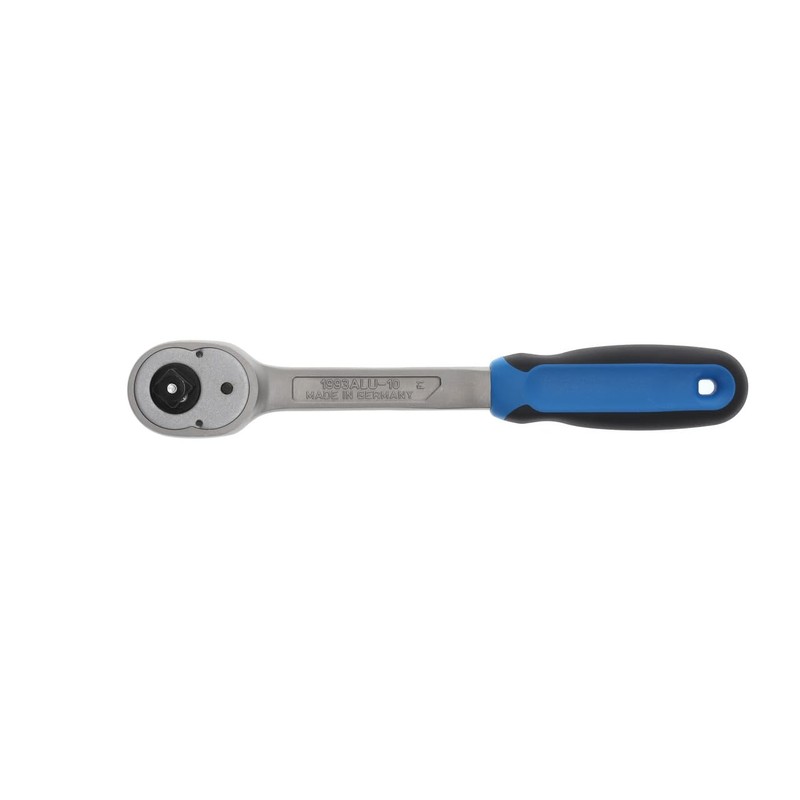 Gedore 1993ALU-10 Reversible Ratchet 1/2" 270mm recessed, Silver/Blue/Black