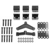 HECASA Trailer Leaf Spring Hanger Kit for Double Eye Springs