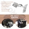 Stainless Steel Grill Lid Hinge Kit Compatible with We-BER Smokey