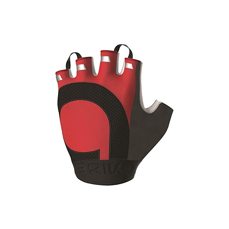 Briko New Corsa Glove Gloves Cycling,Unisex Adult, Red, L