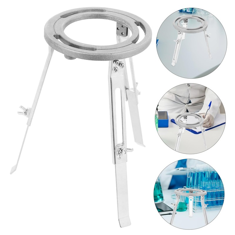 Zerodeko Adjustable Tripod Stand for Laboratory Burner Versatile Chemical Teaching