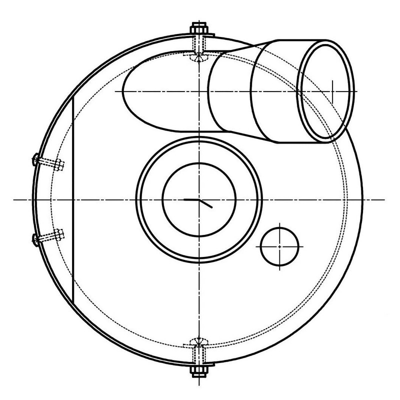 7" Polyurethane Dust Shroud for Angle Grinders & Grinding Wheels