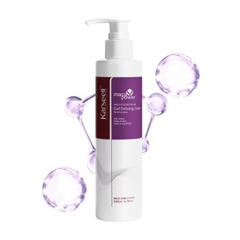 Karseell Crema Definidora de Rizos en Botella, 200 ml, Crema Leave-In Antifrizz para Cabello Ondulado, Rizado, Crespo y con Permanente | dejar en