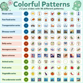 KETIEE Dinosaur Drawing Projector Toys for Ages 5-7 Tracing and Drawing Projector for Kids with Two Projector Heads, Smart Art Sketcher Projector with 96 Stencils, Toddler Toys for Boys (Green)