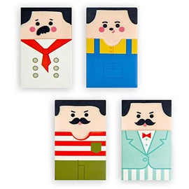 ESJNNK Eraser, Bald Uncle Eraser, Kneading Eraser, Fashionable Eraser, Funny, Cute, Popular, Learning Stationery, Students, Kids, Children, Drawing, DIY, Petite Gift for Learning (4)