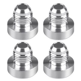 CNRAQR 6AN Male Weld on Bung Fitting Aluminum Adapters 4PCS