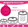 Comtim Cat Food Can Covers Lids for 5.5 oz Cans,