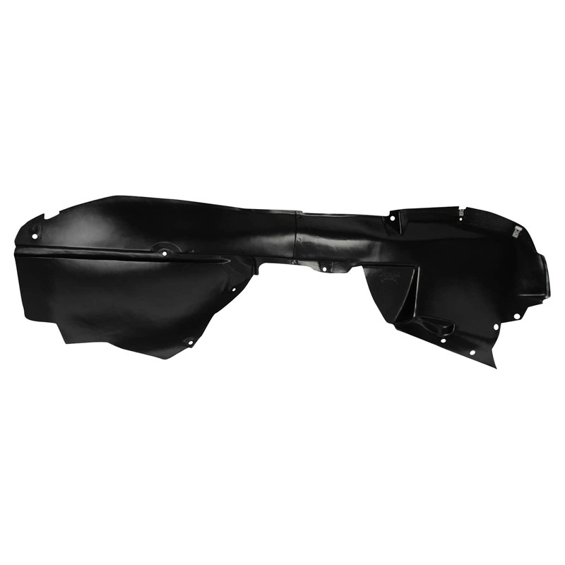 TRQ Front Right Rearward Inner Fender Liner Black Passenger Side