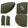 SUPVOX 12pcs PU Fake Leather Golf Iron Head Covers Reusable