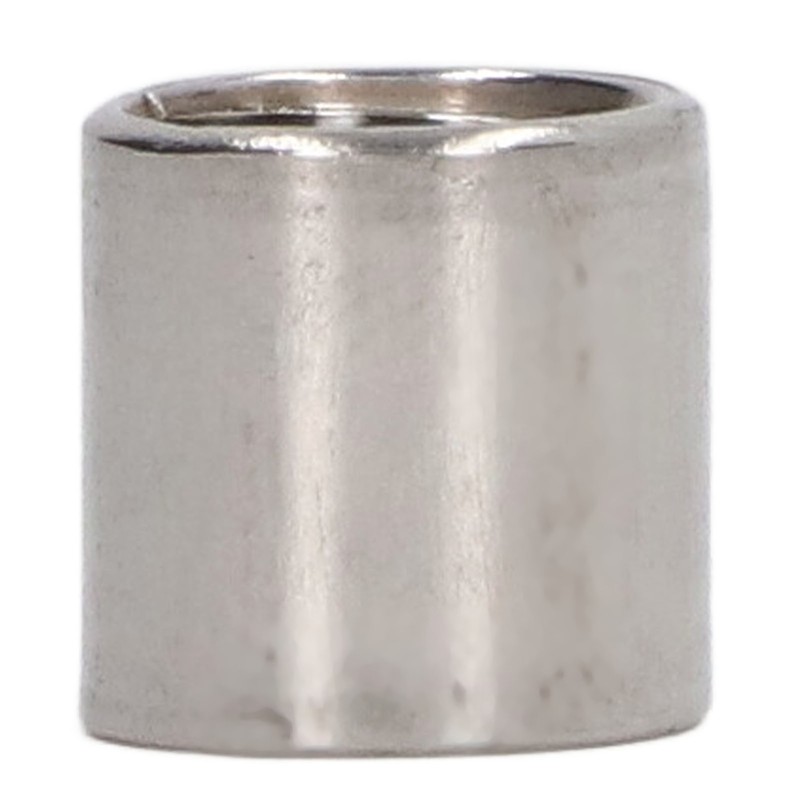 50Pcs Coupling Nut Round 304 Stainless Steel Rod Connector Nut