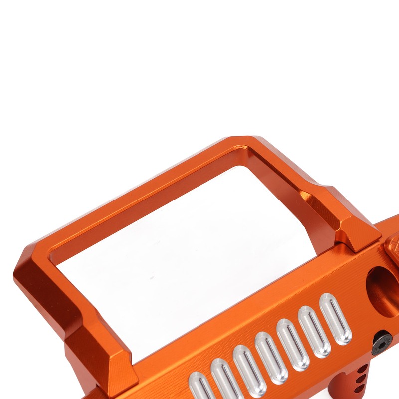 Aluminum Alloy Front Bumper RC Car Upgrade Accessory with LED