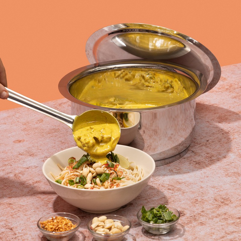 Vinod Stainless Steel 304 Grade Pot/Deep Pot/Saucepan with Lid -