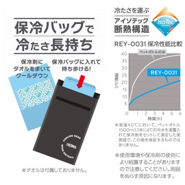 Thermos Cool Bag-in-Bag 3L Black with Ice Pack, Sports Bag, Compact, Heatstroke Prevention REY-0031 BK