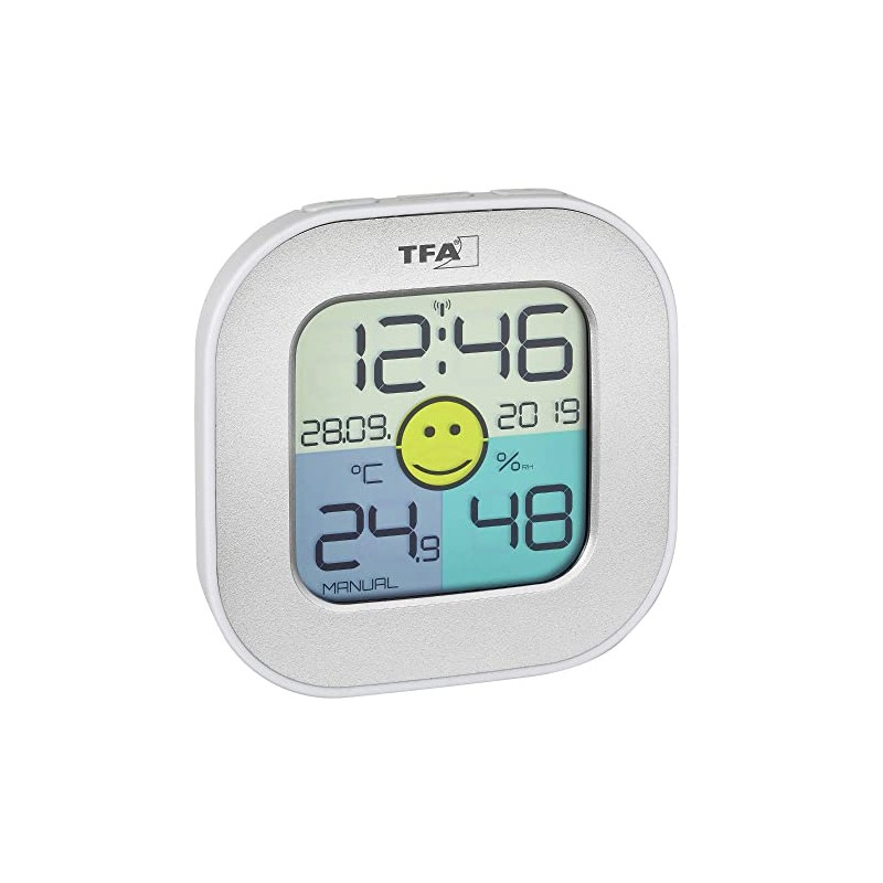 FUN TFA 30.5050 Digital Thermometer Hygrometer with Coloured Display Set