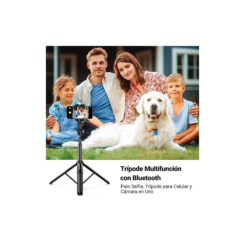 UGREEN Trípode para Celular, Polo Selfie Stick 3 en 1