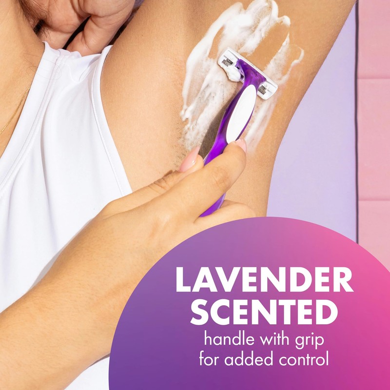 BIC Soleil 3 Scented Women’s Disposable Razor, 3 Blades with