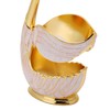 Coffee Dessert Spoon Set European Style Elegant Swan Fruit Scoop