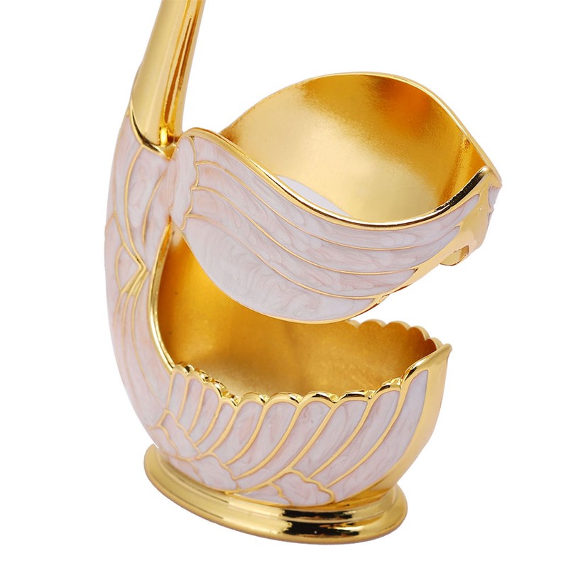 Coffee Dessert Spoon Set European Style Elegant Swan Fruit Scoop