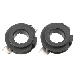 X AUTOHAUX Car H7 LED Headlight Bulb Adapter Socket Base Holders (Pack of 2)