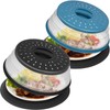 4 in 1,WENWELL 2 Microwave Splatter Cover & 2 Mat,Cooking
