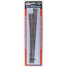 Code 83 Nickel Silver #8 Custom-Line Turnout Left HO Scale Atlas Trains
