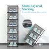 Kuject Large Shoe Organizers Storage Boxes for Closet, 12 Pack