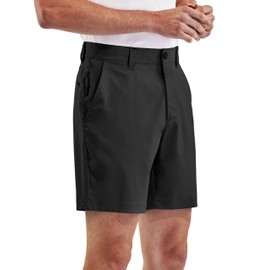PULI Mens Golf Dress Shorts Business Casual Stretch Work Hiking Quick Dry Lightweight with Pockets Black 38