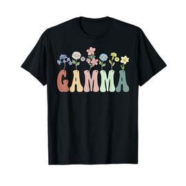 Gamma Gifts Women Wildflower Floral Design Gamma T-Shirt