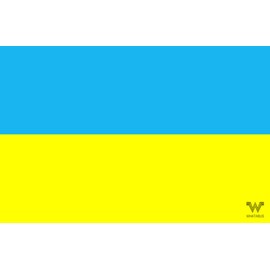 WHATABUS Sticker Flag Ukraine Country Flag Sticker 8.5 x 5.5 cm