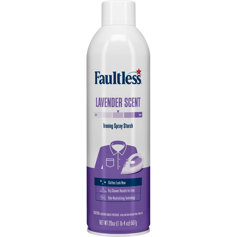Faultless 20oz. Fresh Lavender Scent Starch (Single Can)