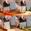 YOFAN French Fry Slicer - Large Crinkle Cutter