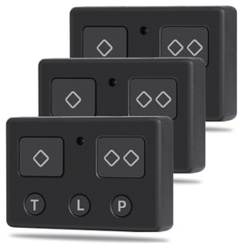 5-Button Remote Transmitter Replace for AXP1, Automatic Gate Openers Remote Replace for AXS1 Compatible with TSS1XP TDS2XP TSS1 TDS2 LDM2 HDP1 DD2U LSM1 DS1U, Partymode + Battery Test Button 3pack