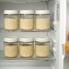 EONJOE 6-Pack 16oz Glass Jars with Lids for Food Storage