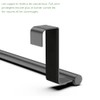 CIOBOAN Door Towel Holder Kitchen Towel Holder No Drilling Kitchen