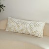 LIGICKY Decorative Long Lumbar Pillow Cover 14x36inch Fluffy White Fur