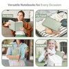 VALOME Journaling Notebooks, A5 Lined Spiral Notebook for Women &
