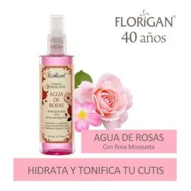 Tónico Refrescante Agua De Rosas 250ml. 2 Piezas Florigan