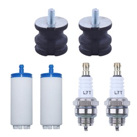 Mtanlo Replacement Spark Plug for 2 Stroke 33cc 43cc 47cc 49cc Buffer Front Bracket Chainsaw Parts for Husqvarna K650 K750 K760 K950 K960 K960 K970 K1250 with Fuel Filters