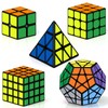ROXENDA Speed Rubik's Cube Set, 2 x 2 3 x