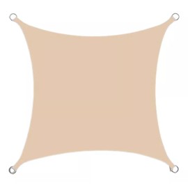 generic Toldo De Vela De Sombra Impermeable Para 2x2m Beige