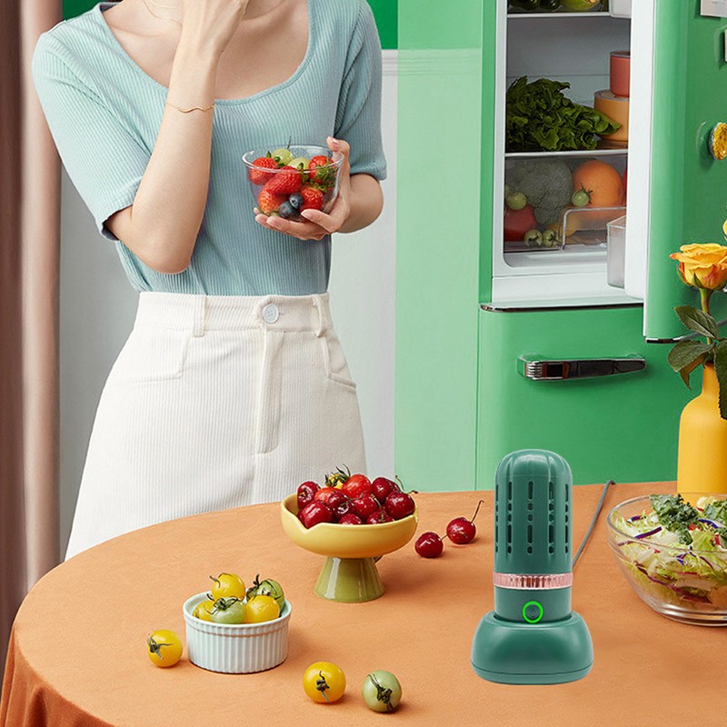 Fruit Vegetable Washing Machine IPX7 Waterproof Portable Vegetable Cleaner Device