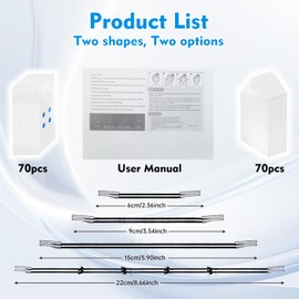 148Pcs Face Lift Tape Invisible with 8 String, V Edge Patches Face lift for Wrinkles, Instant Neck Lifting Tape and Bands for Double Chin Saggy Neck, Tightening Skin Make Up Lift Tools (70 rope + 70 cordless)