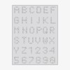 Wraith SprayWorks Dot Font #1 - Reusable Airbrush Stencil Template