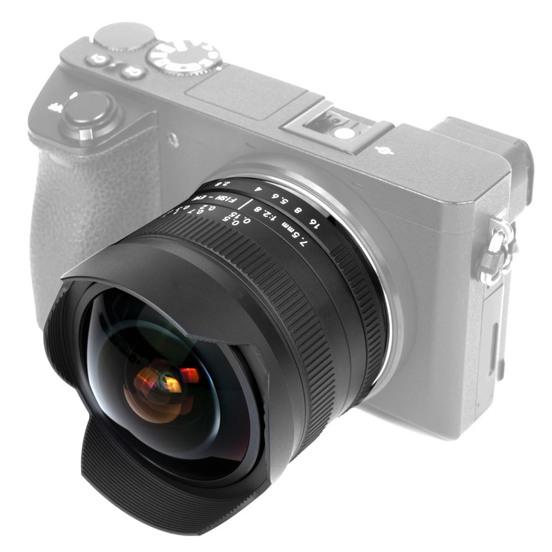 7Artisans 7.5mm F2.8 II Manual Focus Fisheye Lens for Sony
